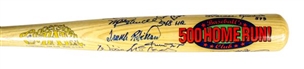 500 Home Run Club Signed Bat With 14 Signatures